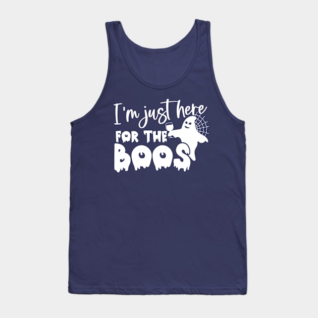 I'm Just Here For The Boos Tank Top by Matt's Wild Designs